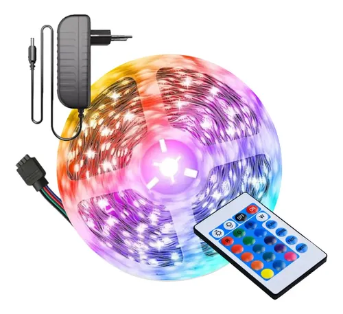 Fita LED 5m RGB com Controle