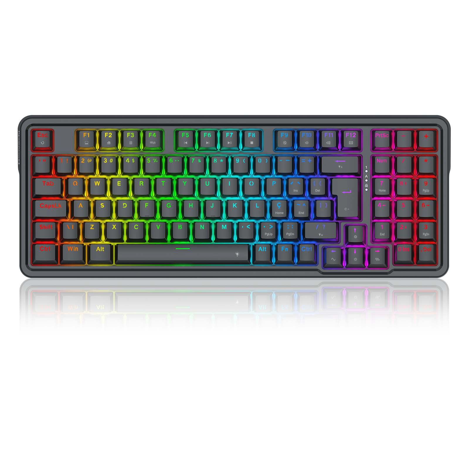 Teclado Mecânico Compacto RGB